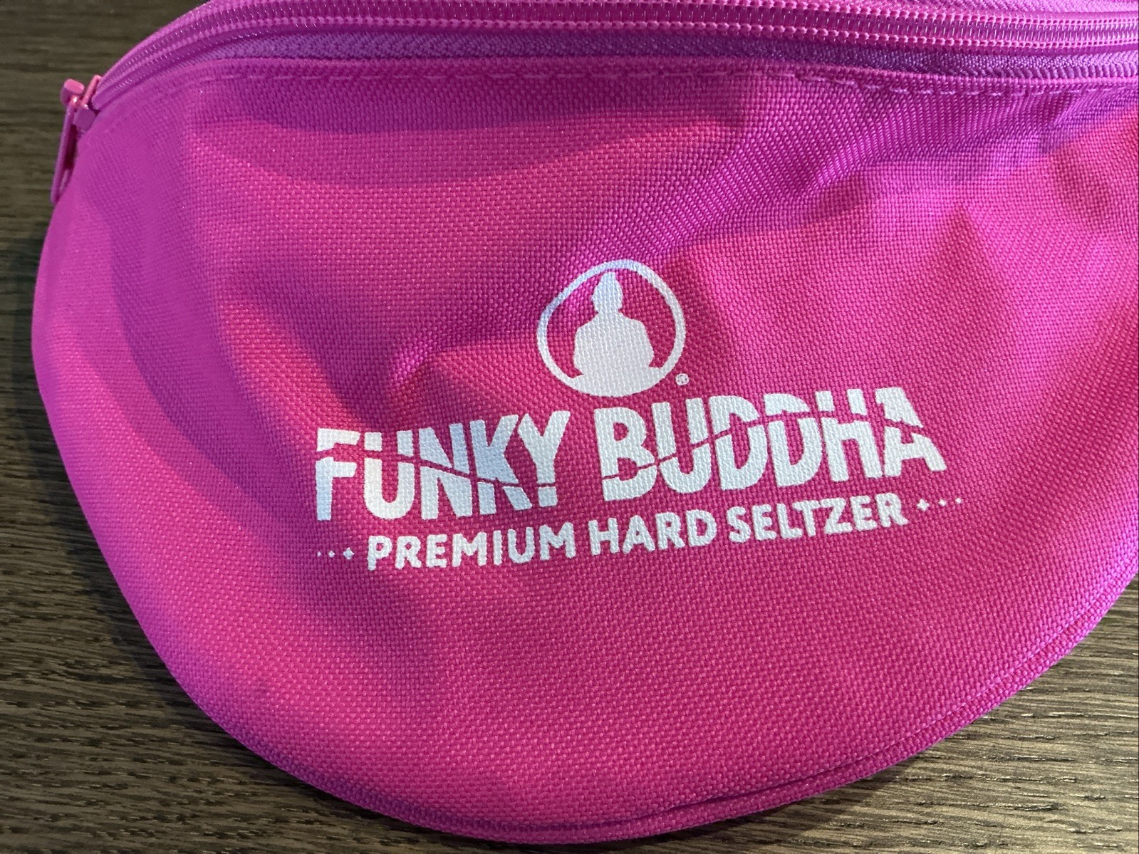 Funky Buddha Beer – Premium Hard Seltzer Fanny Pack – Bright Pink