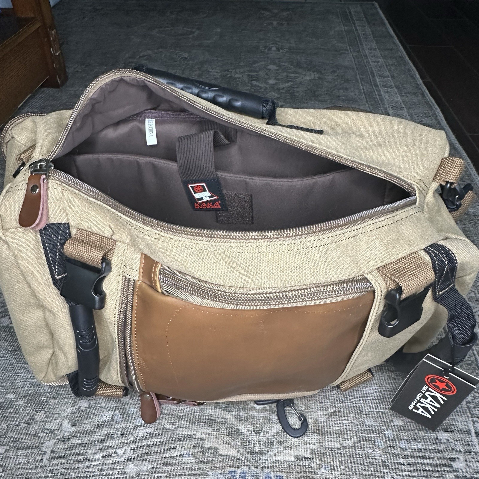 KAKA Wear-Resistant Durable Backpack, Duffle Bag Travel Carry On Backpack