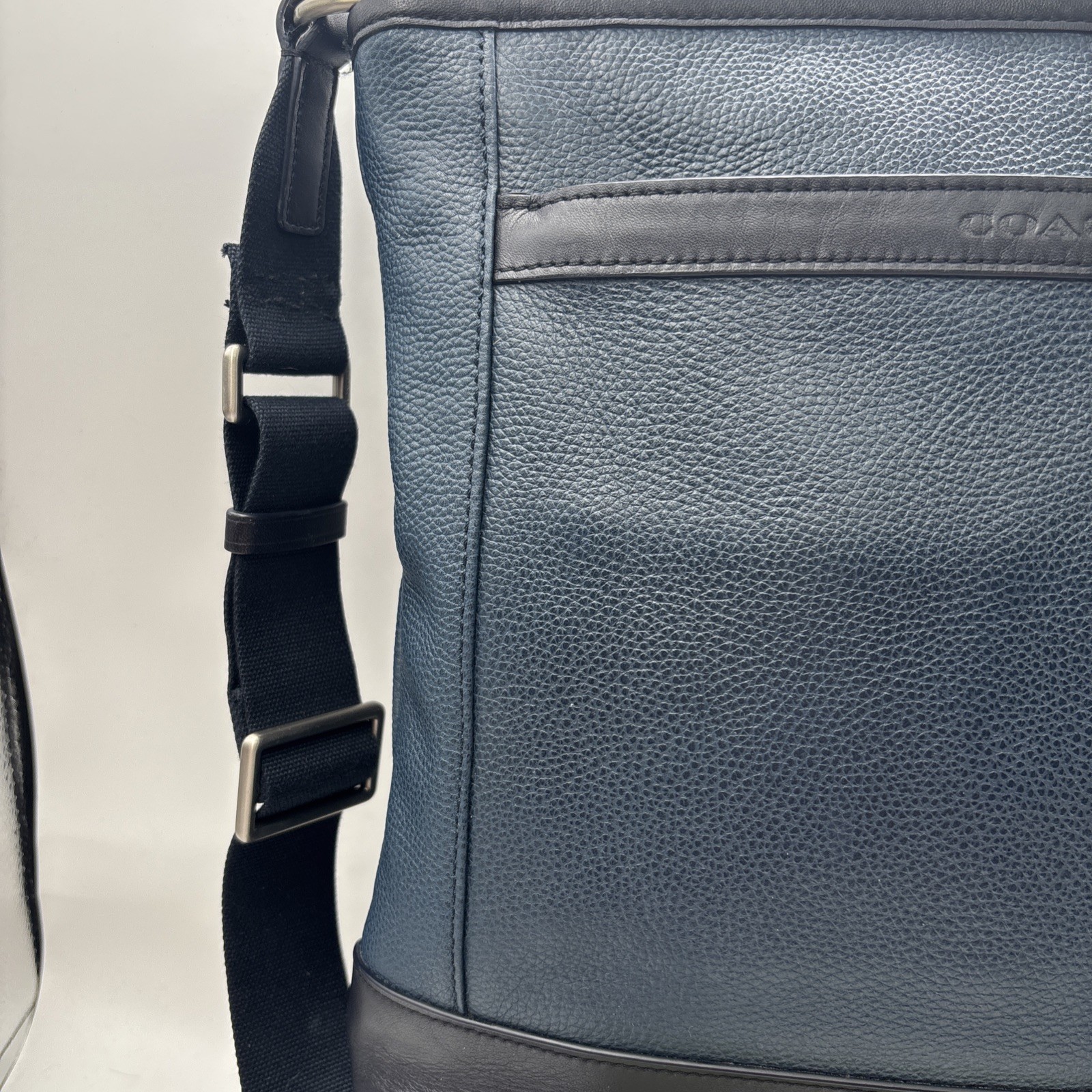 NWT COACH CLASSIC CAMDEN TECH LEATHER FILE MESSENGER BAG CROSSBODY BAG F71341