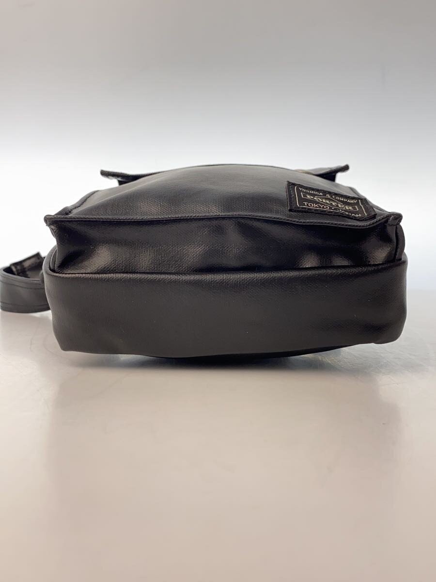 Authentic PORTER Black Shoulder Bag 6.5cm x 21cm x 16.5cm Damage-Free