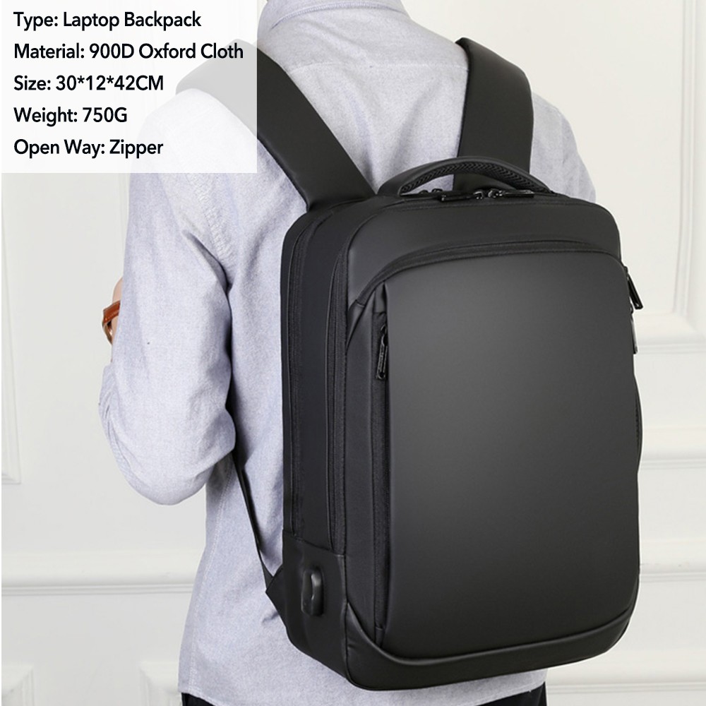 15.6″ Business Travel Laptop Backpack Men Women Suitcase Luggage Bag &Usb Charge