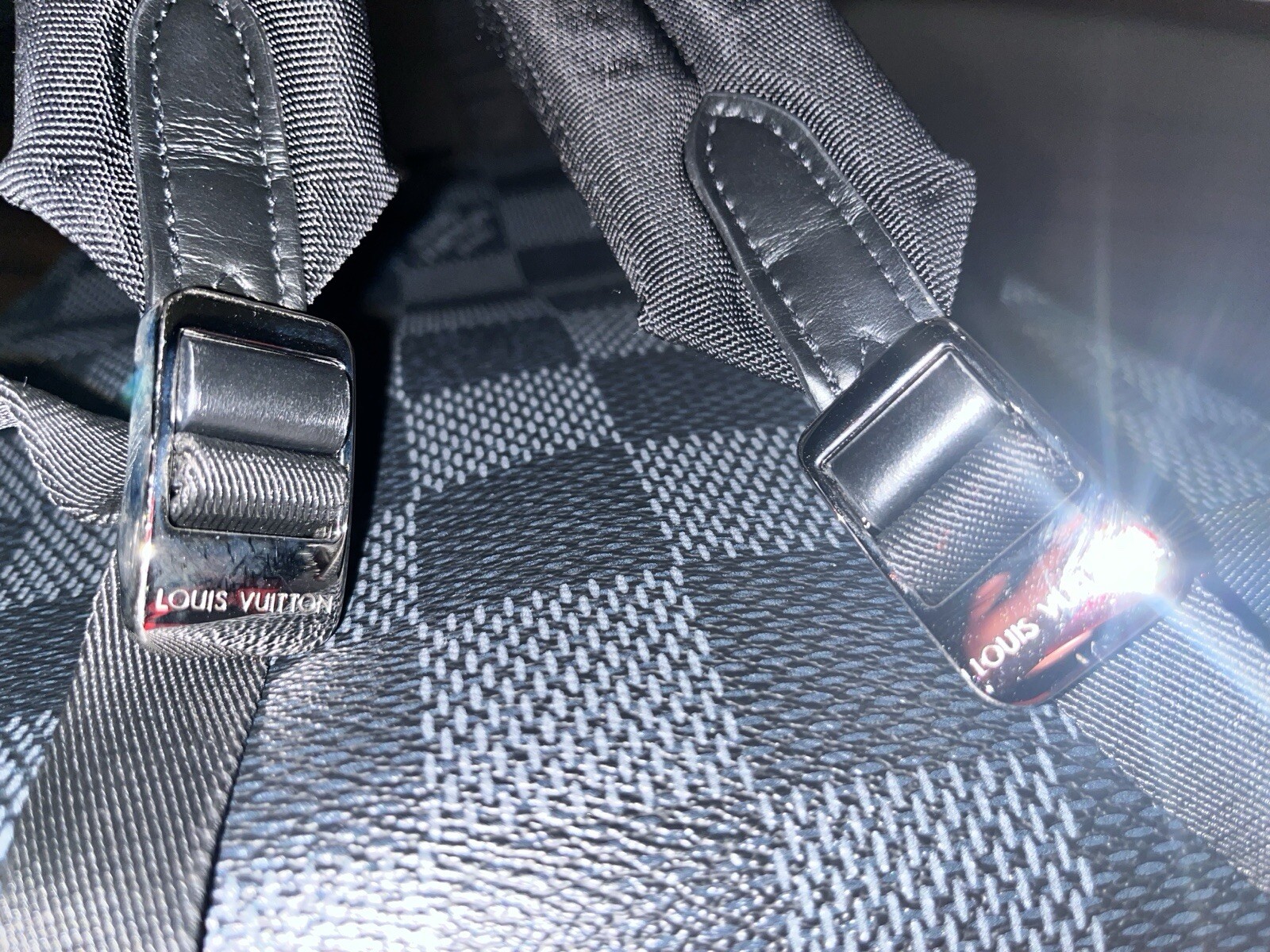 Louis Vuitton Campus Backpack Limited Edition Damier Graphite 3D Black N50009