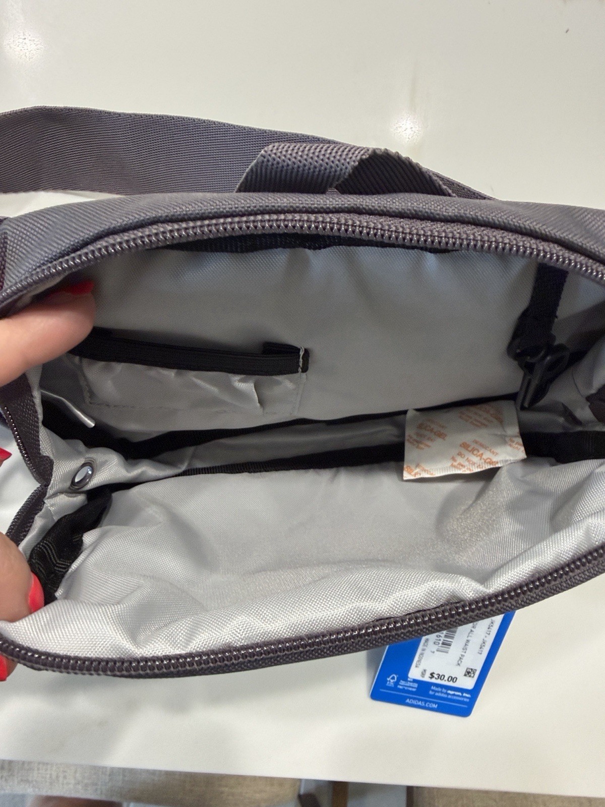 Adidas Originals Fanny Hip Pack Waist Belt Crossbody Bag – Grey