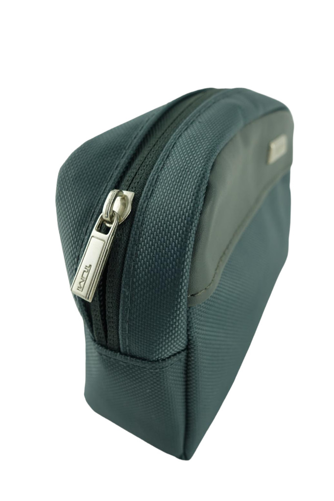 Tumi NEW Genuine Delta Amenity Kit Kiehls Toiletry Travel Bag Gray Soft Case Lot