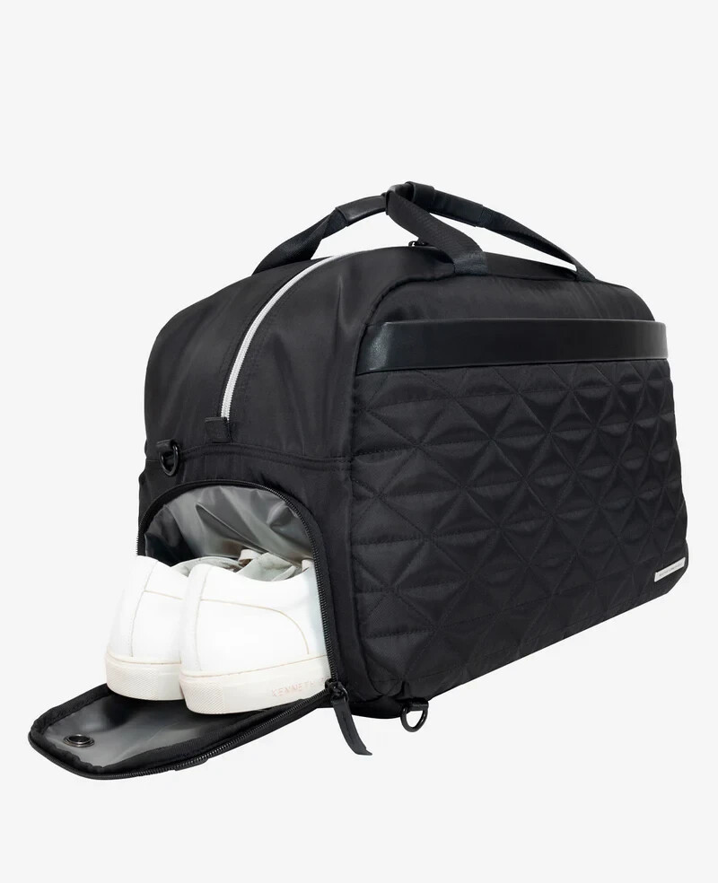 Kenneth Cole Reaction Duffle Bag Backpack Convertible Black Travel Laptop New