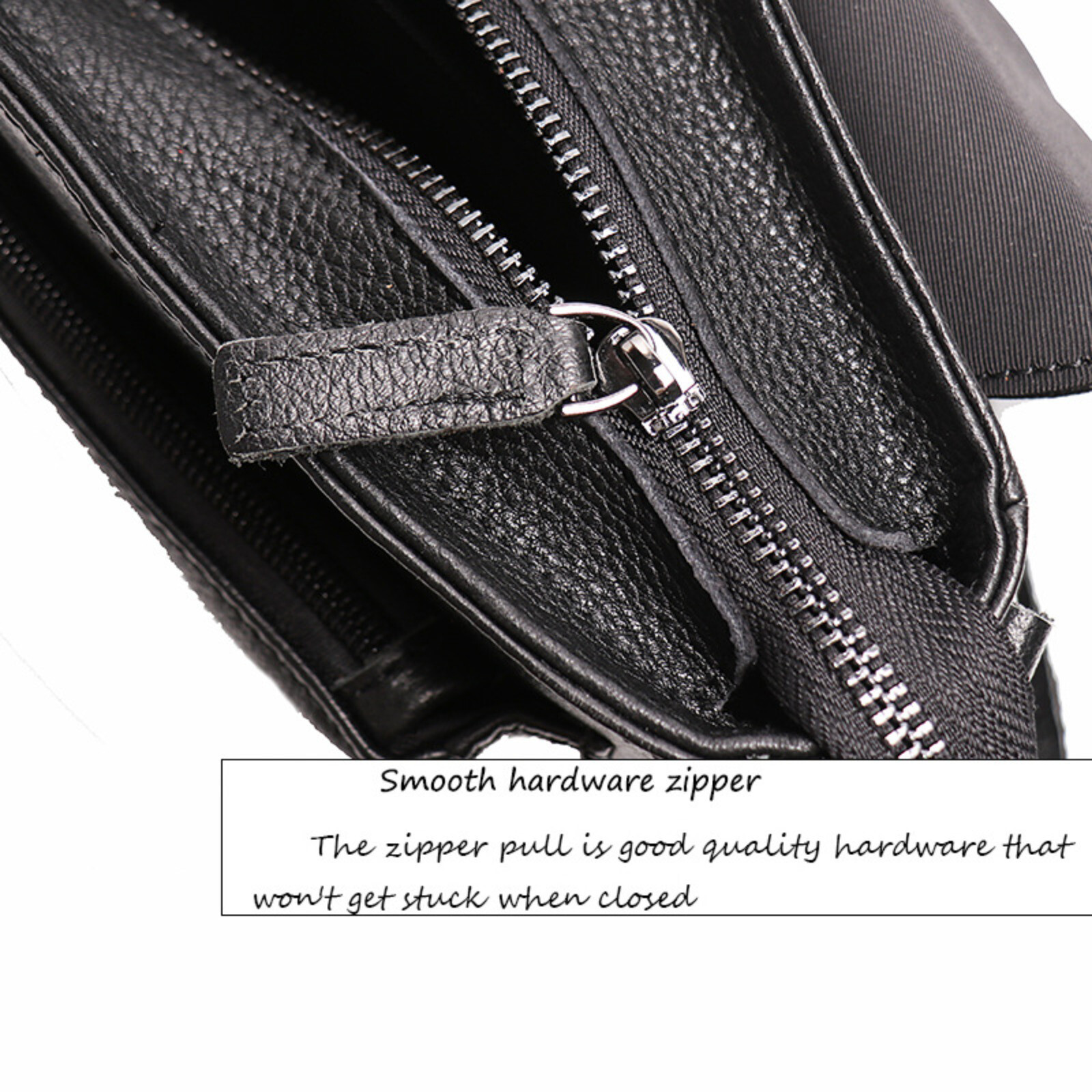 Men Leather Crossbody Messenger Bag Shoulder Satchel for Work Travel Casual