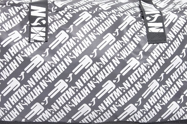 Hitman Hustler Duffle, 3M reflective Hitman print interior and exterior