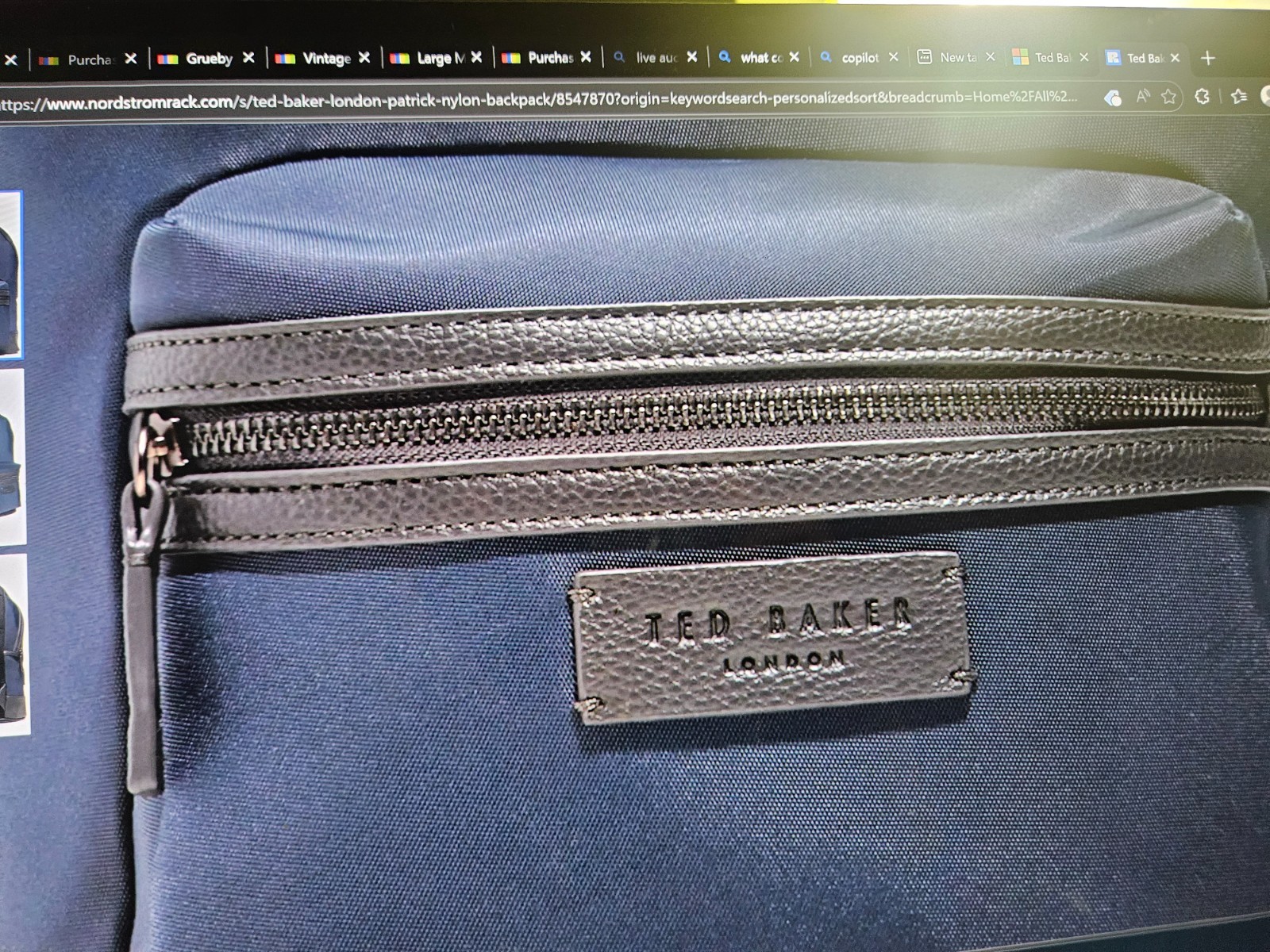 Ted Baker Men’s Backpack – New Retail$150