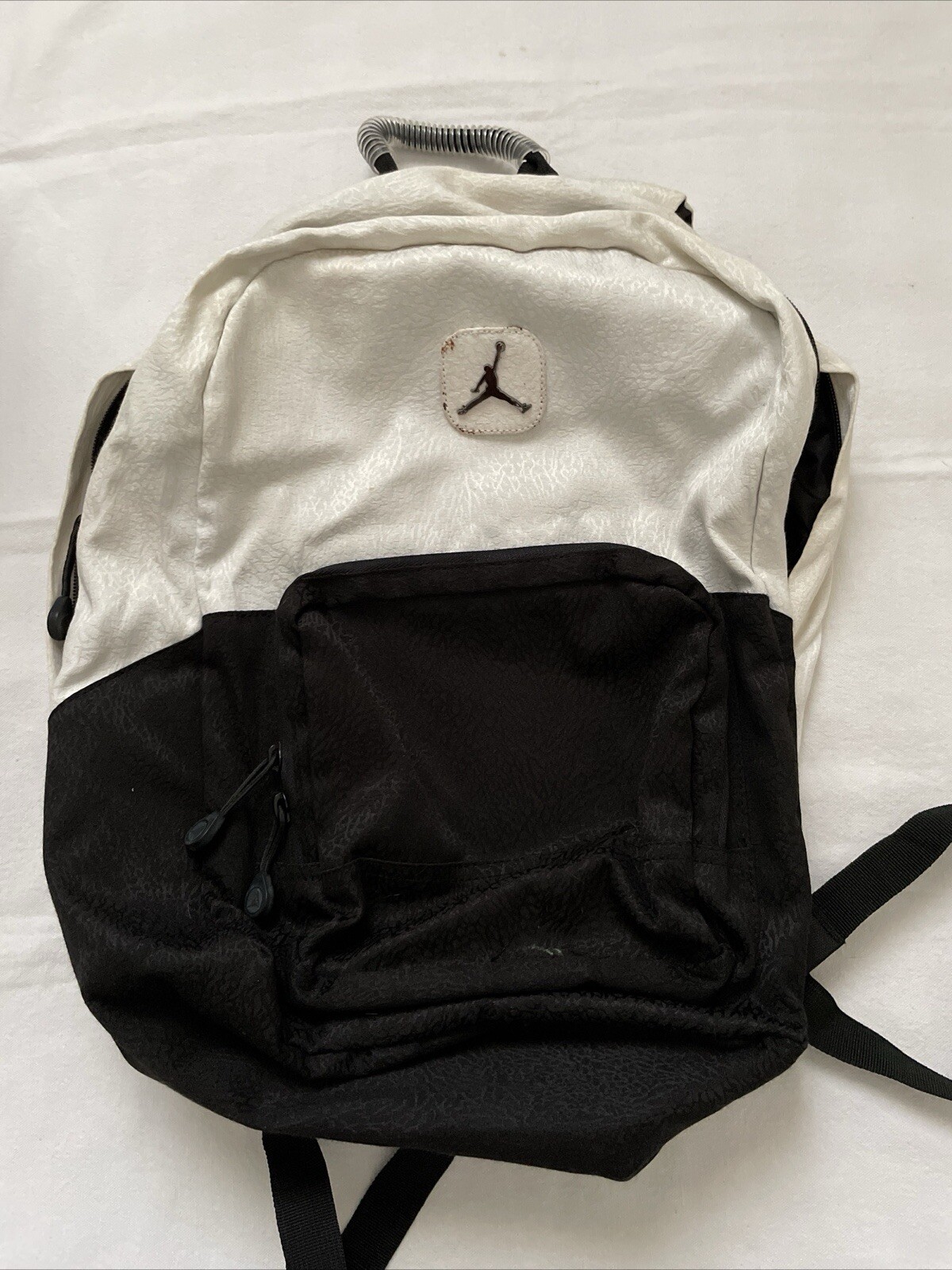 Nike Air Jordan Jumpman Backpack Black White Elephant Print Laptop School Bag