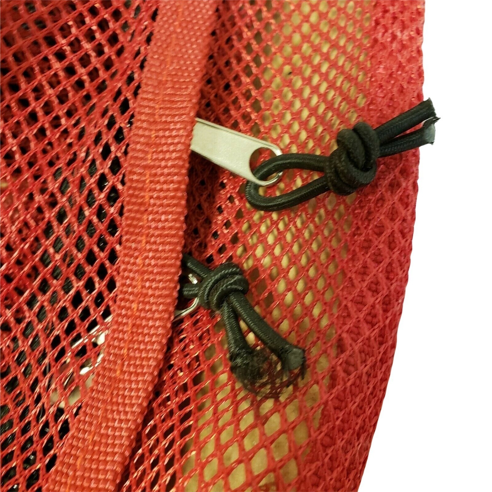 Red Mesh Backpack Transparent See Through Backpack with Padded Straps