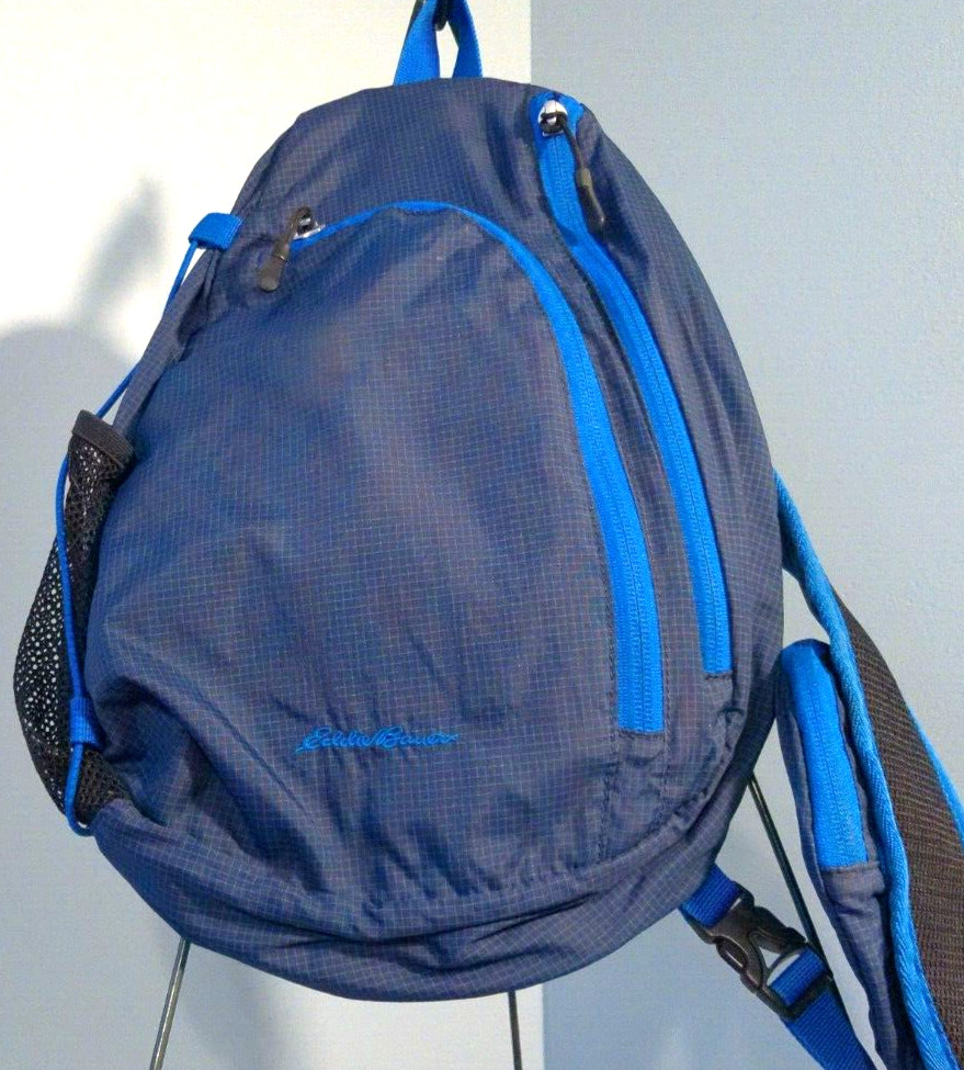 Eddie Bauer RipStop sling crossbody backpack bag padded shoulder strap air mesh