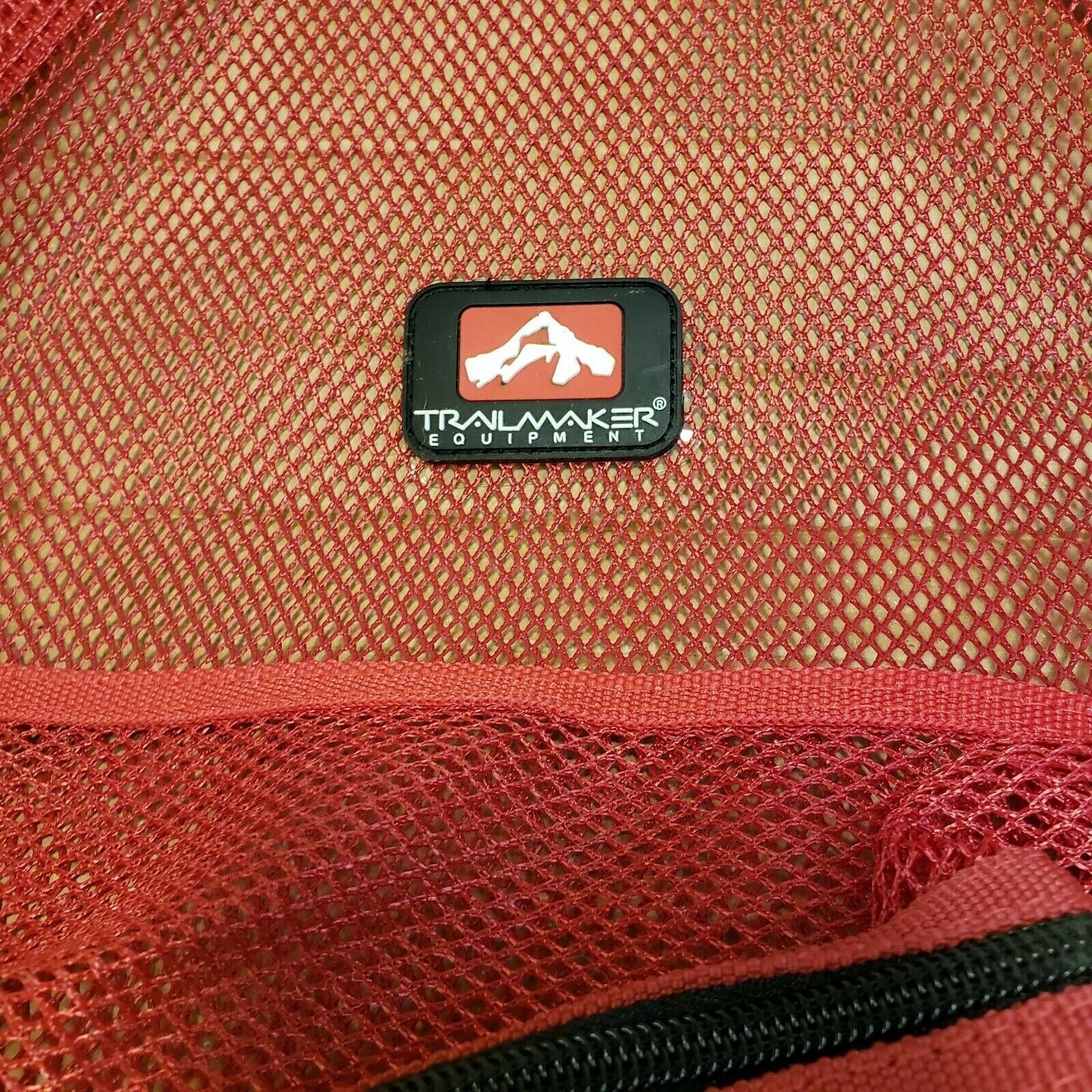 Red Mesh Backpack Transparent See Through Backpack with Padded Straps
