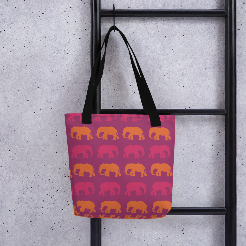 Tote bag-HINDU DESIGN 15″ x 15″