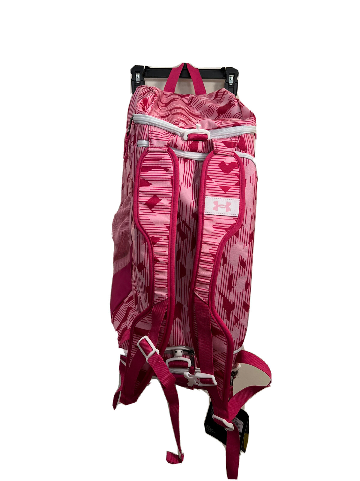 UNDER ARMOUR CONTAIN 4.0 GIRLS UAA BACPACK DUFFEL BAG BUNDLE LARGE PINK CURRY