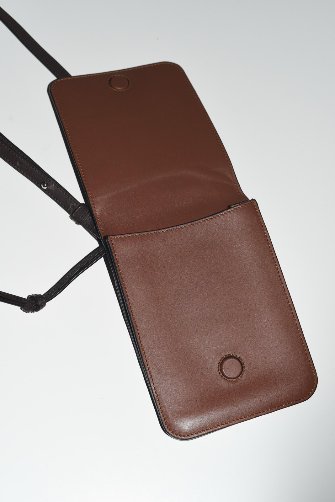 LOEWE By Jonathan Anderson Soft Brown Leather Crossbody Bag Small Made In Spain