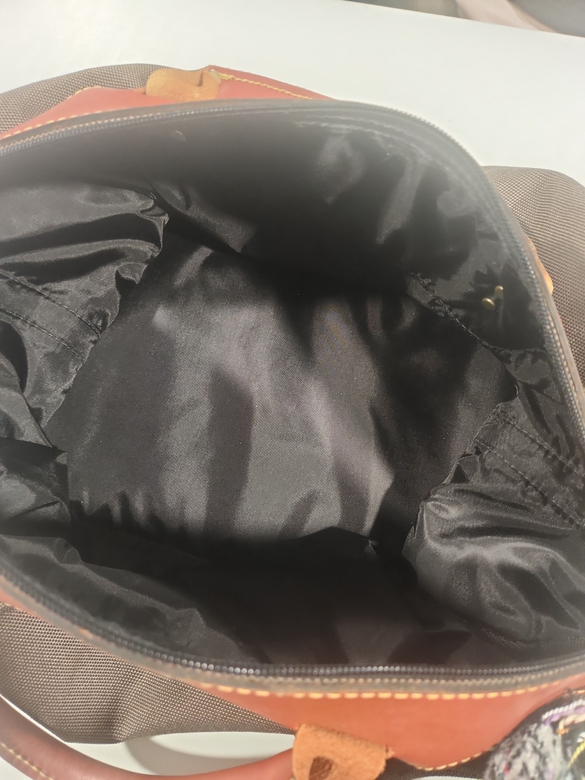 Vintage Orvis BattenkillCanvas & Leather Duffle Bag Featuring T-Bird Logo
