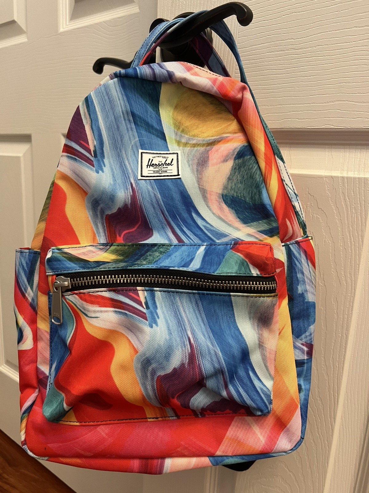 NEW Herschel Nova Small – Paint Pour Multi Backpack – RARE Retired Color