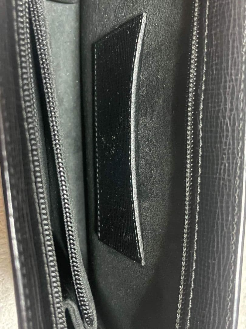 LOEWE Second Bag Black Leather Men’s Near Mint Authentic
