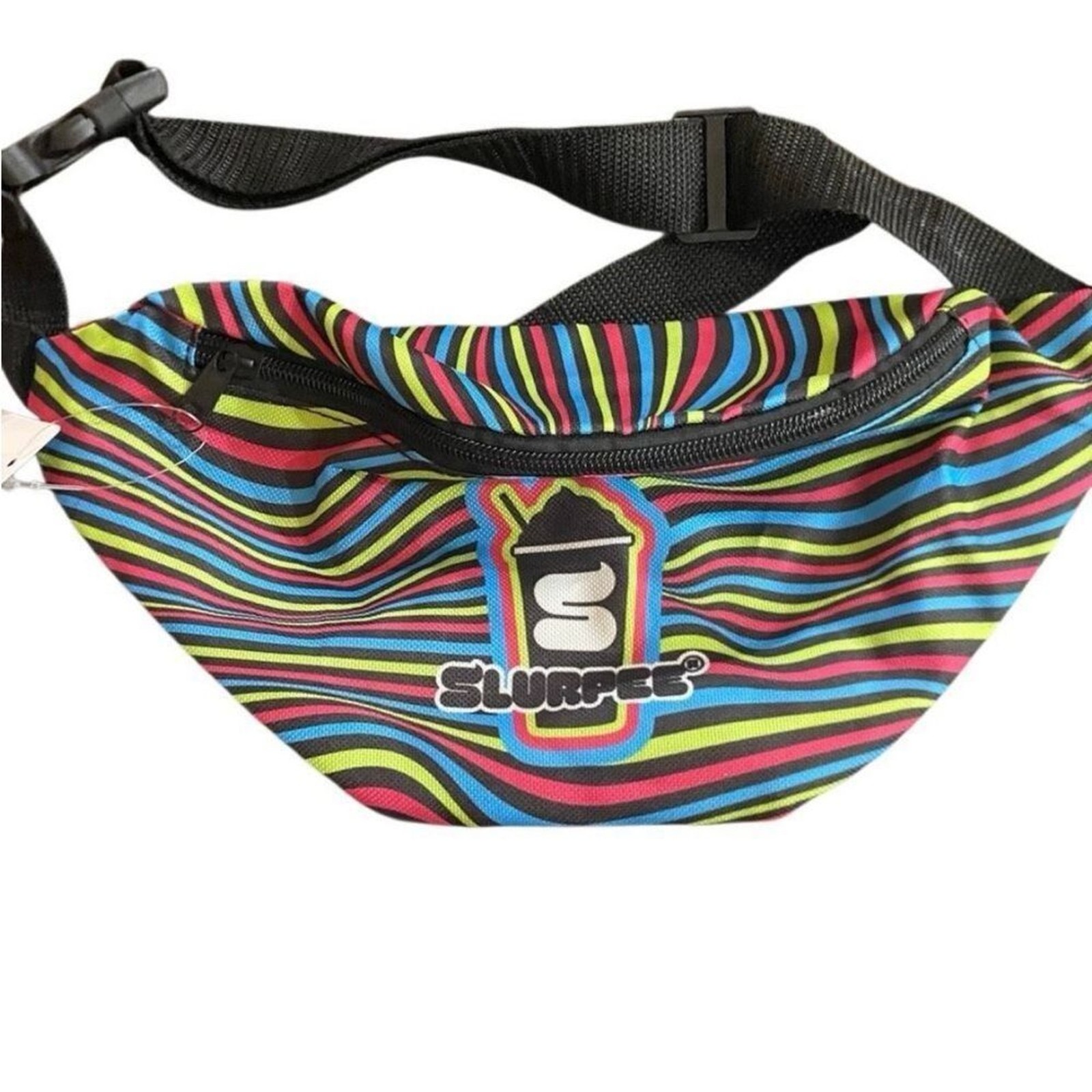 7-11 Slurpee Vibrant Striped Waist Bag Fanny Pack