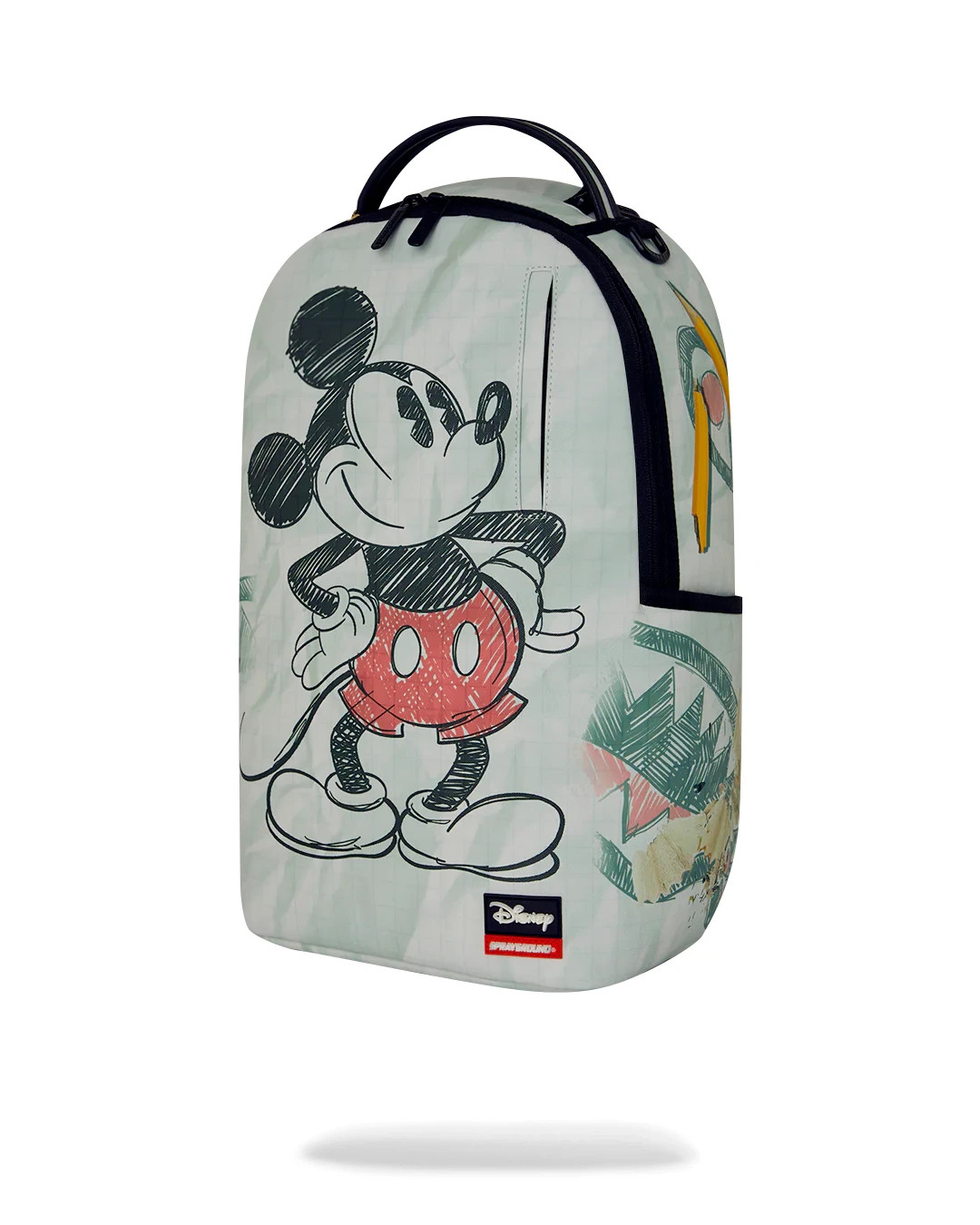 Sprayground Disney MICKEY SKETCH Backpack🔥New Black Bookbag Kids School Bag