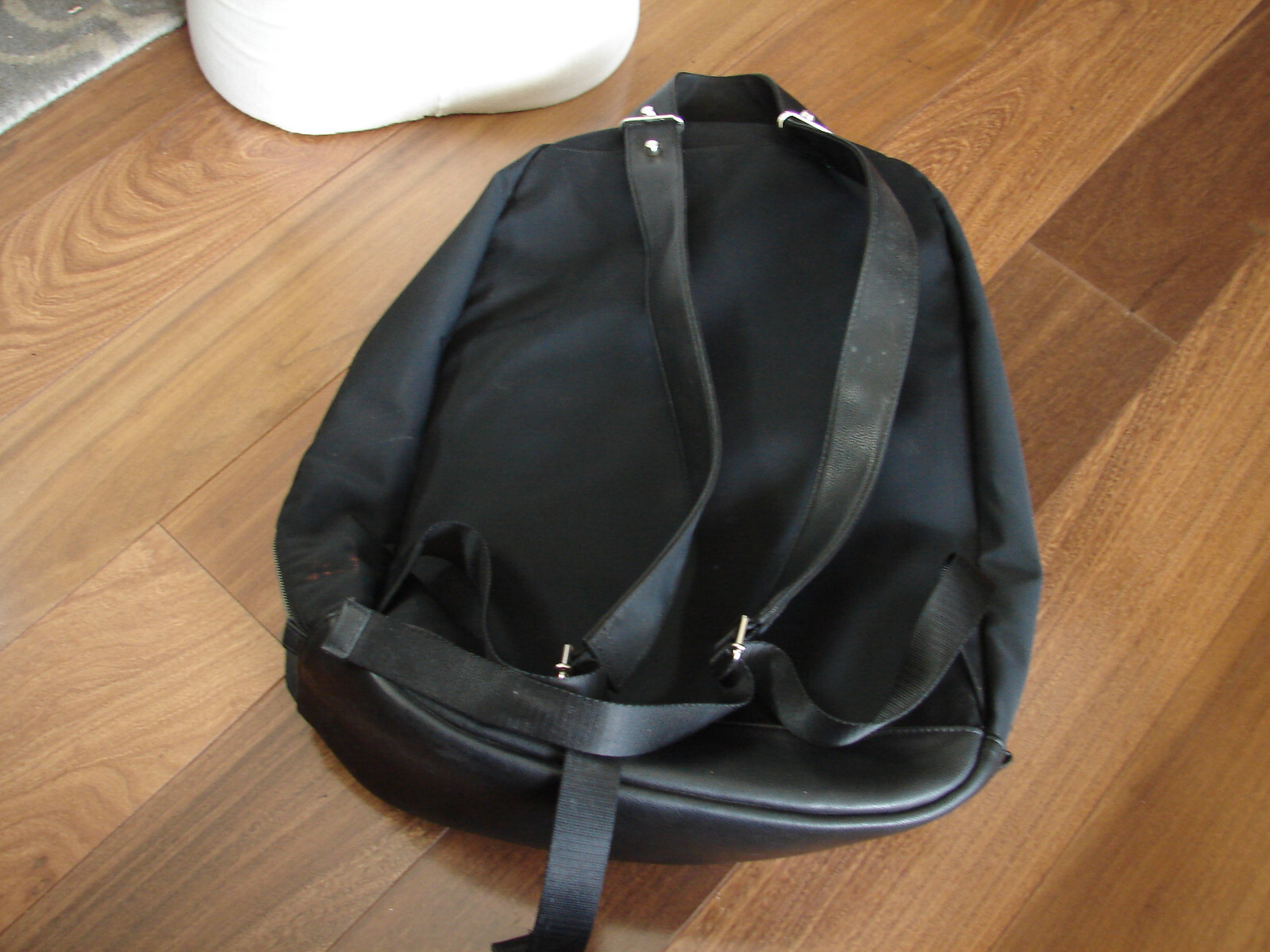 Mercedes Benz Backpack Black Leather Bottom