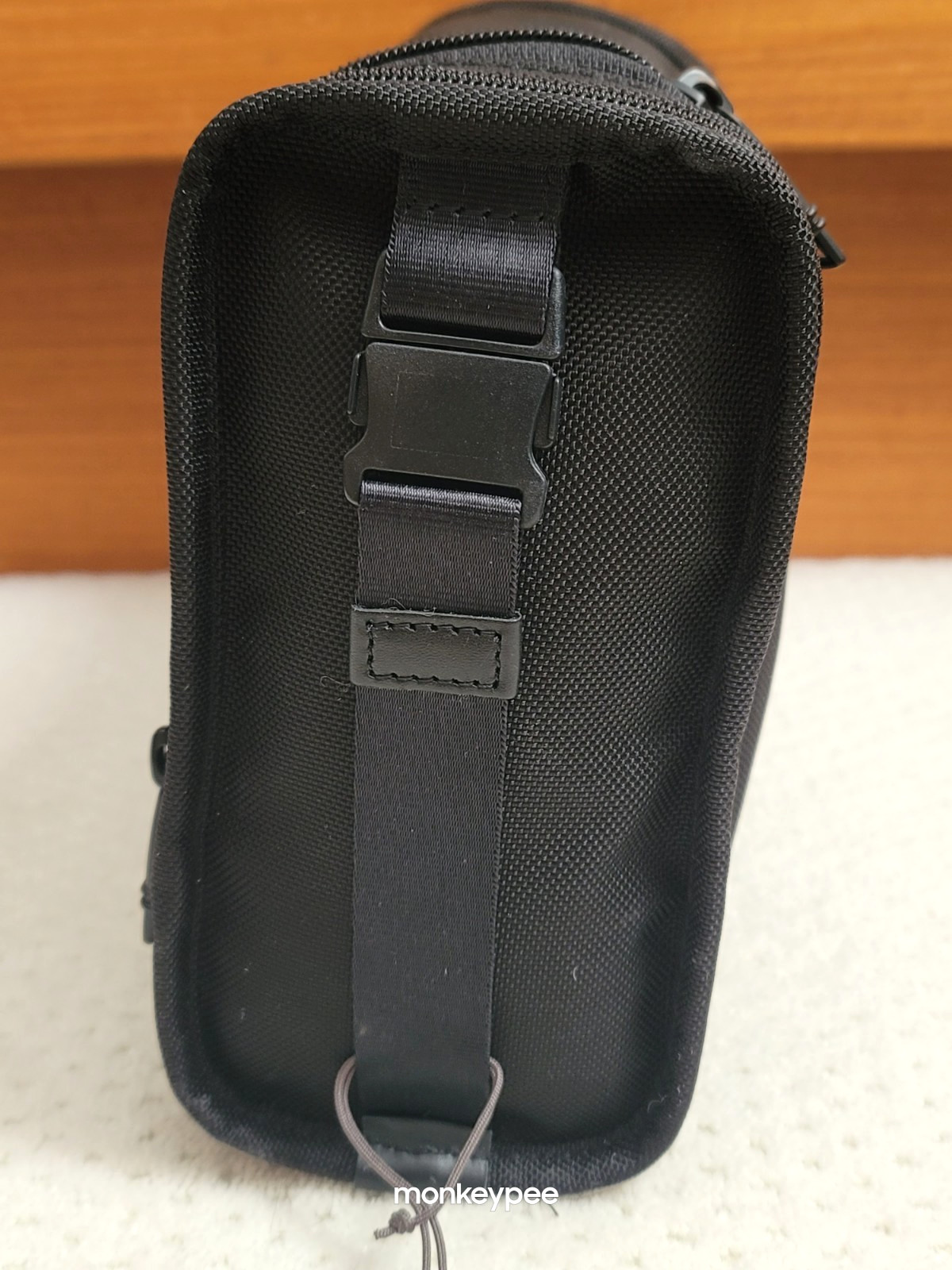 NWT TUMI ALPHA HANGING TRAVEL TOILETRY BAG KIT Black Ballistic Nylon 117254-1041
