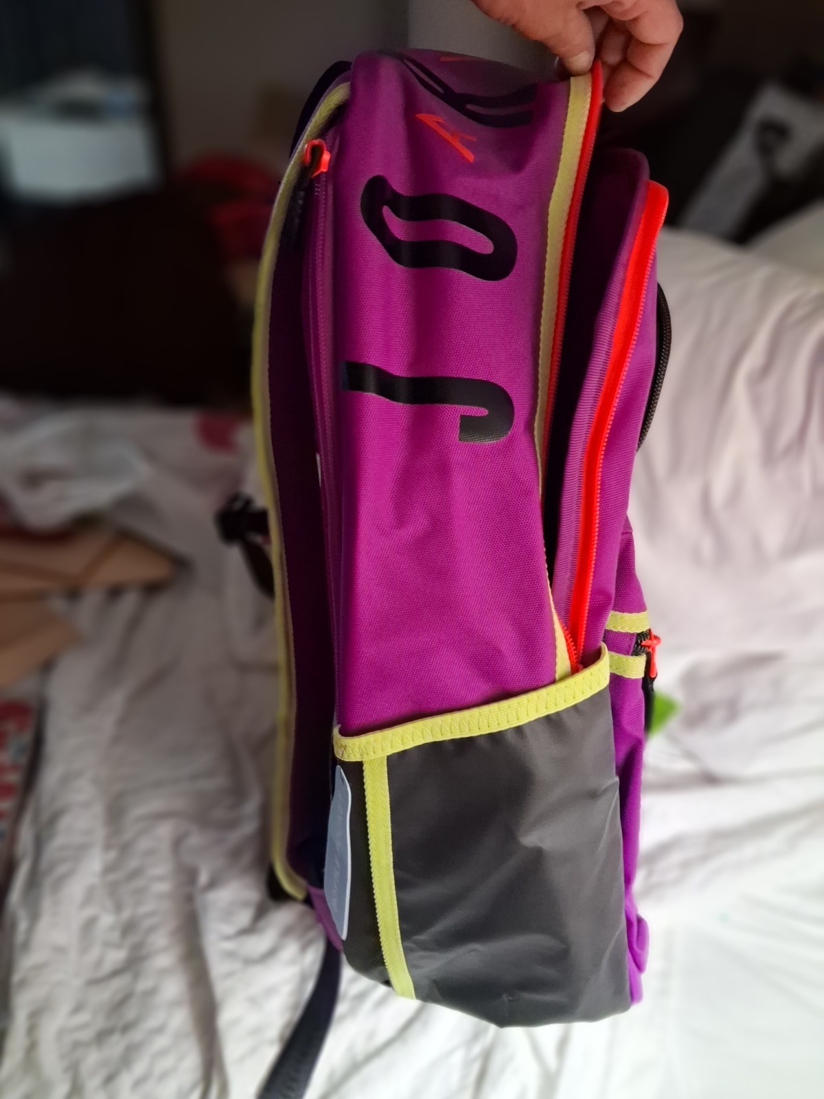 Jordan AIR Backpack LARGE PURPLE BOOKBAG Qith Tags**BRAND NEW**