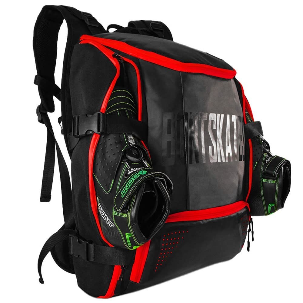 Multi-Sport Skate Backpack Travel Bag for Inline, Ice, Quad & Speed Skating