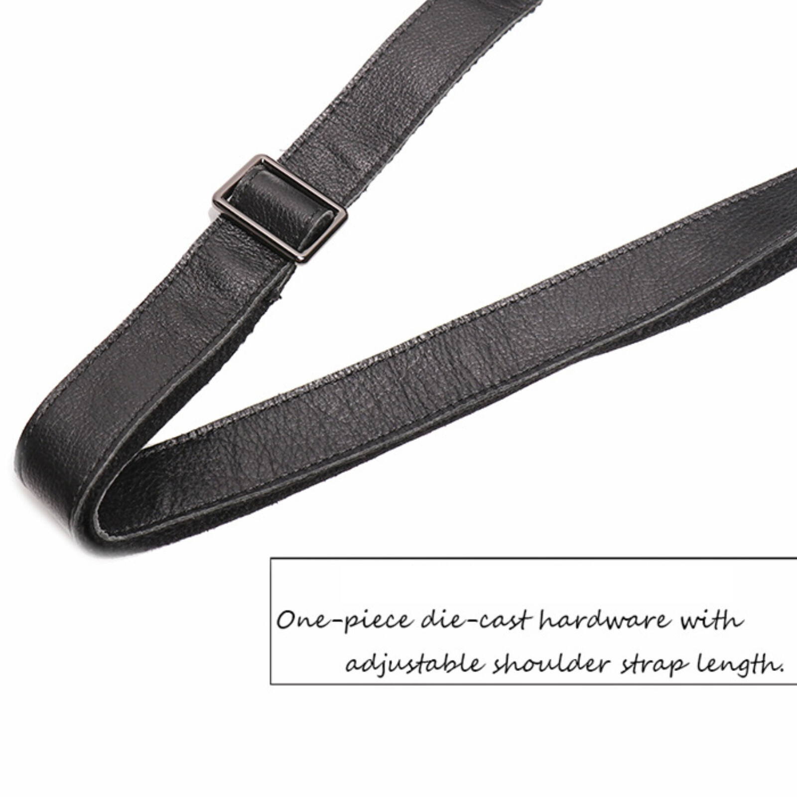 Men Leather Crossbody Messenger Bag Shoulder Satchel for Work Travel Casual