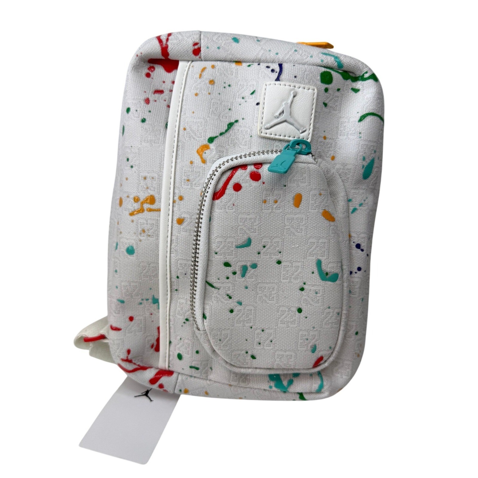 Jordan 23 Monogram Crossbody 3L Sling Bag Multi Paint Splatter MA9042-782 NEW