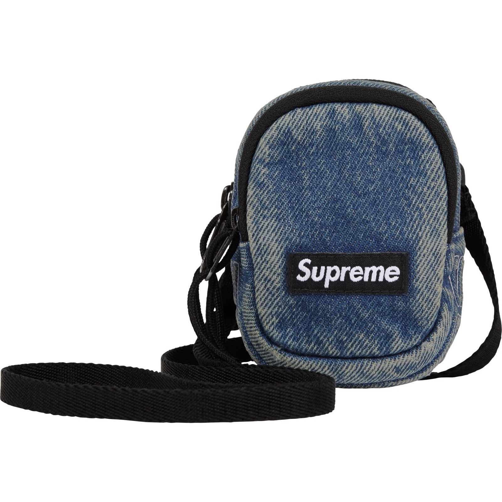 Supreme Denim Mini Utility Bag Washed Indigo Box Logo Water Resistant FW25 NEW