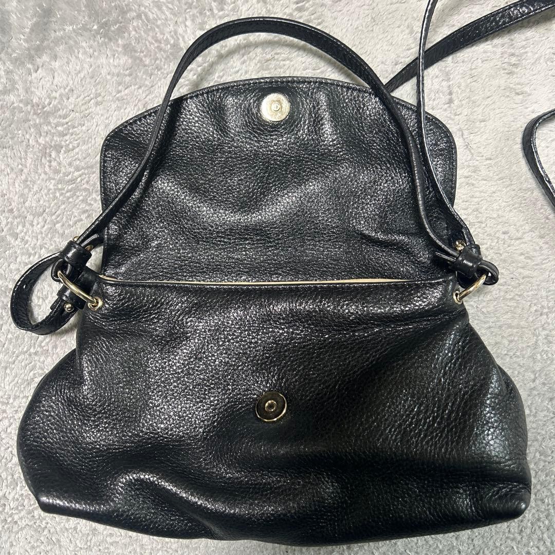 Chloé Lily Leather Bow Handbag Shoulder Bag 2way Black CH0626115