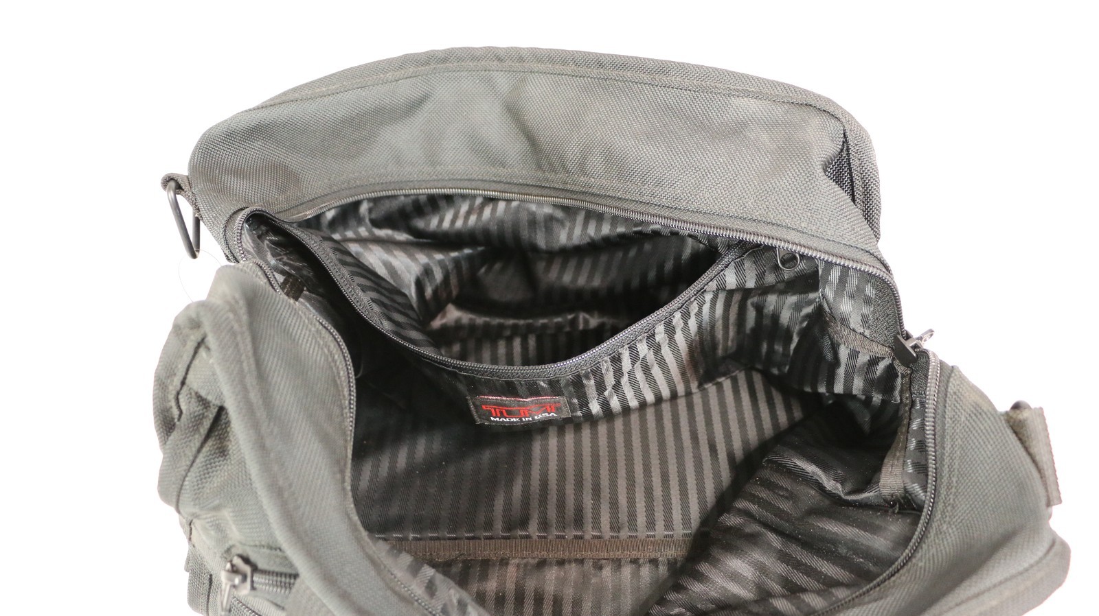 TUMI 223D3 Black Ballistic Bag Duffle Weekender Carry On Travel Made in USA