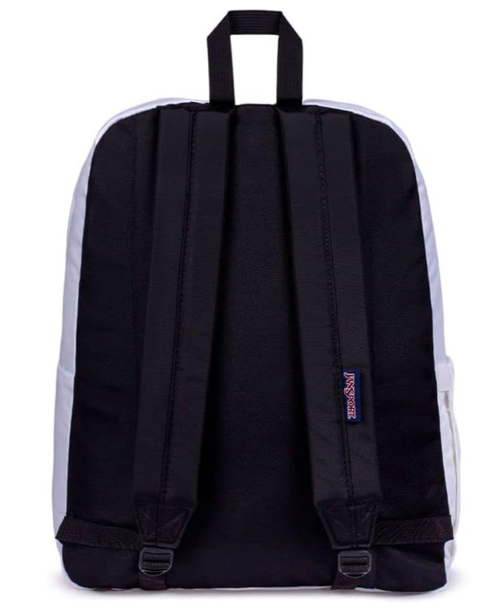 JanSport SuperBreak Backpack White Lightweight School Travel Laptop Daypack