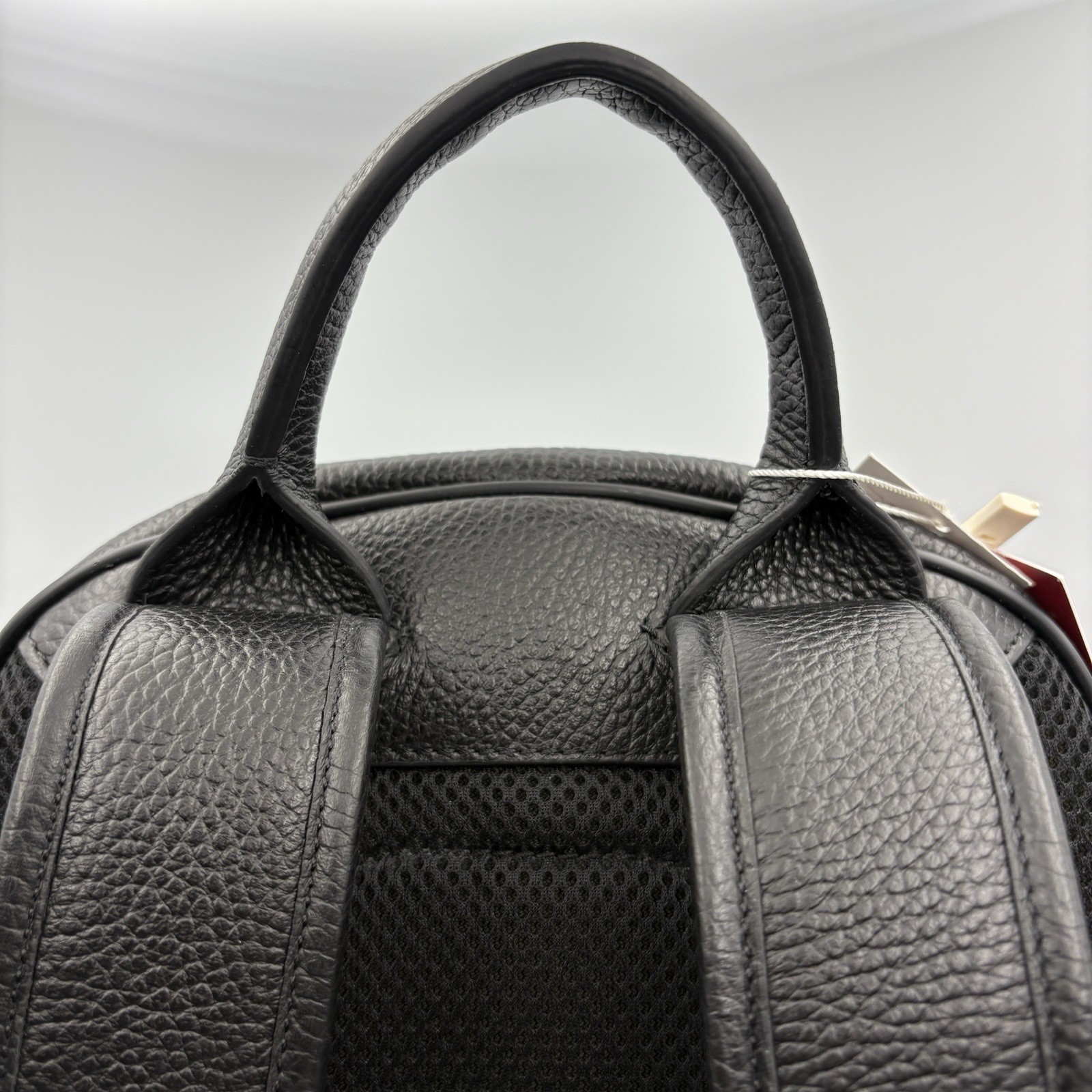 Giudi Hammered Calf Genuine Leather Black Backpack – Made In Italy