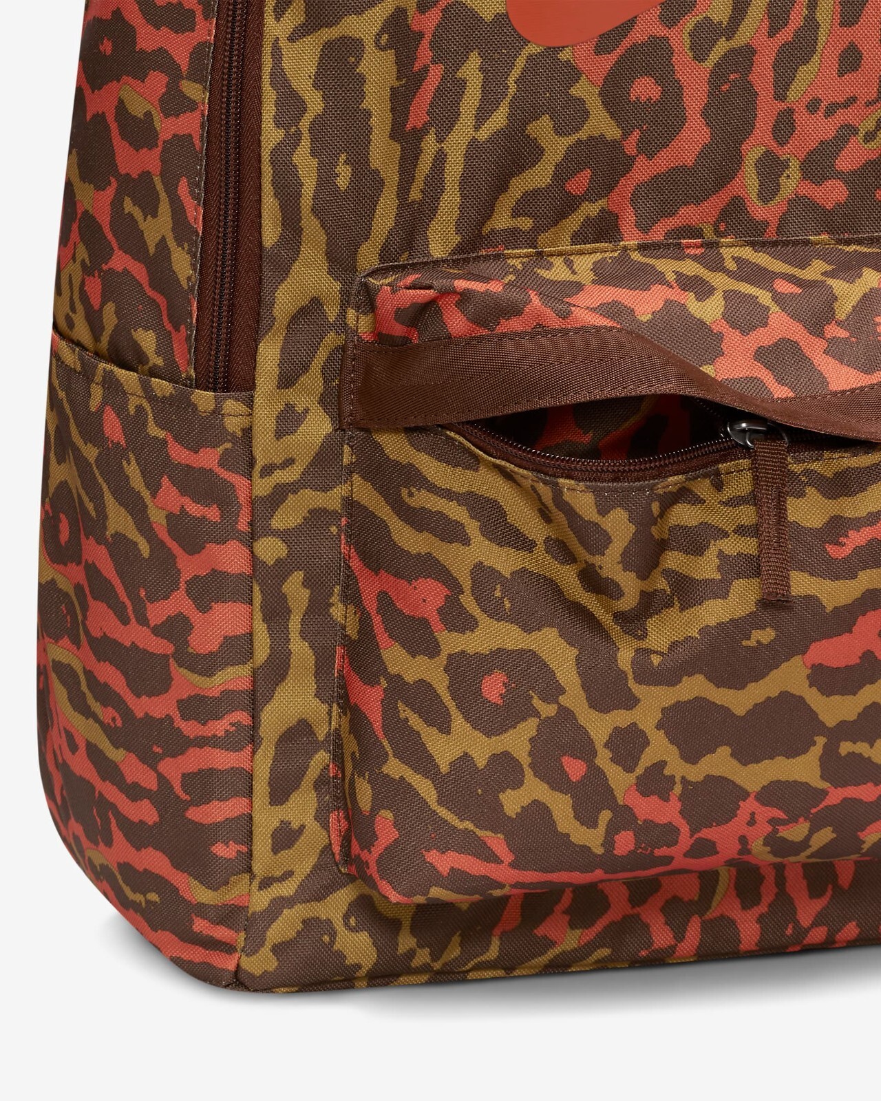 Nike Retro Backpack Brown Orange Animal Rare – Gym/Travel/School Day Bag NWT