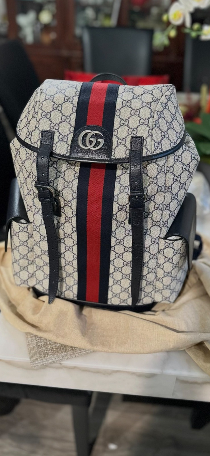 GUCCI Backpack Ophidia GG Medium Supreme GG