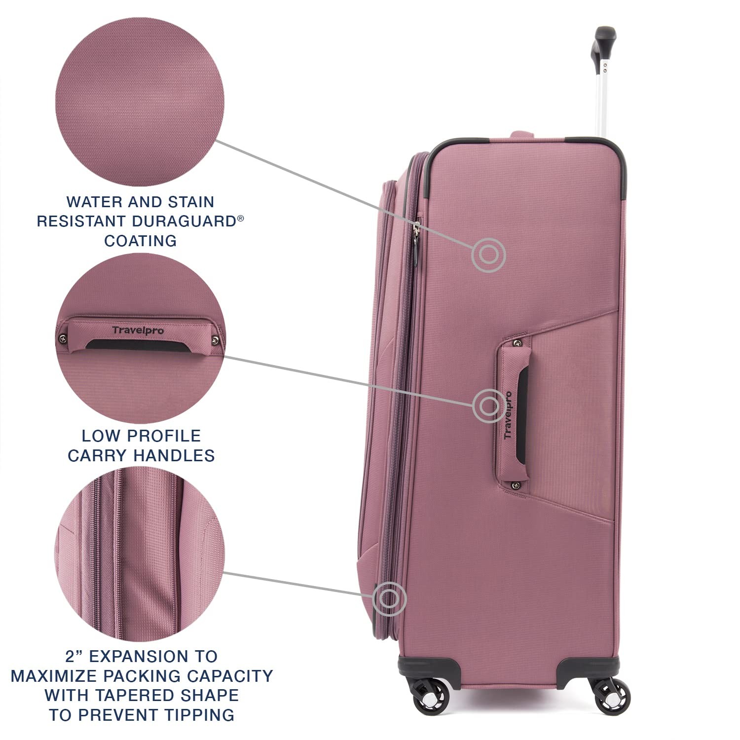 Travelpro Maxlite 5 Softside Expandable Luggage with 4 Spinner Wheels 29 Inch U8