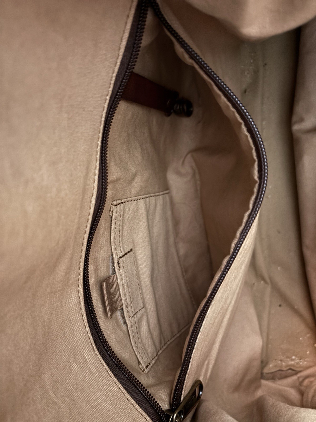Duluth Trading Co Canvas Oil Cloth Carry On Weekender Duffle Bag *imperfect*