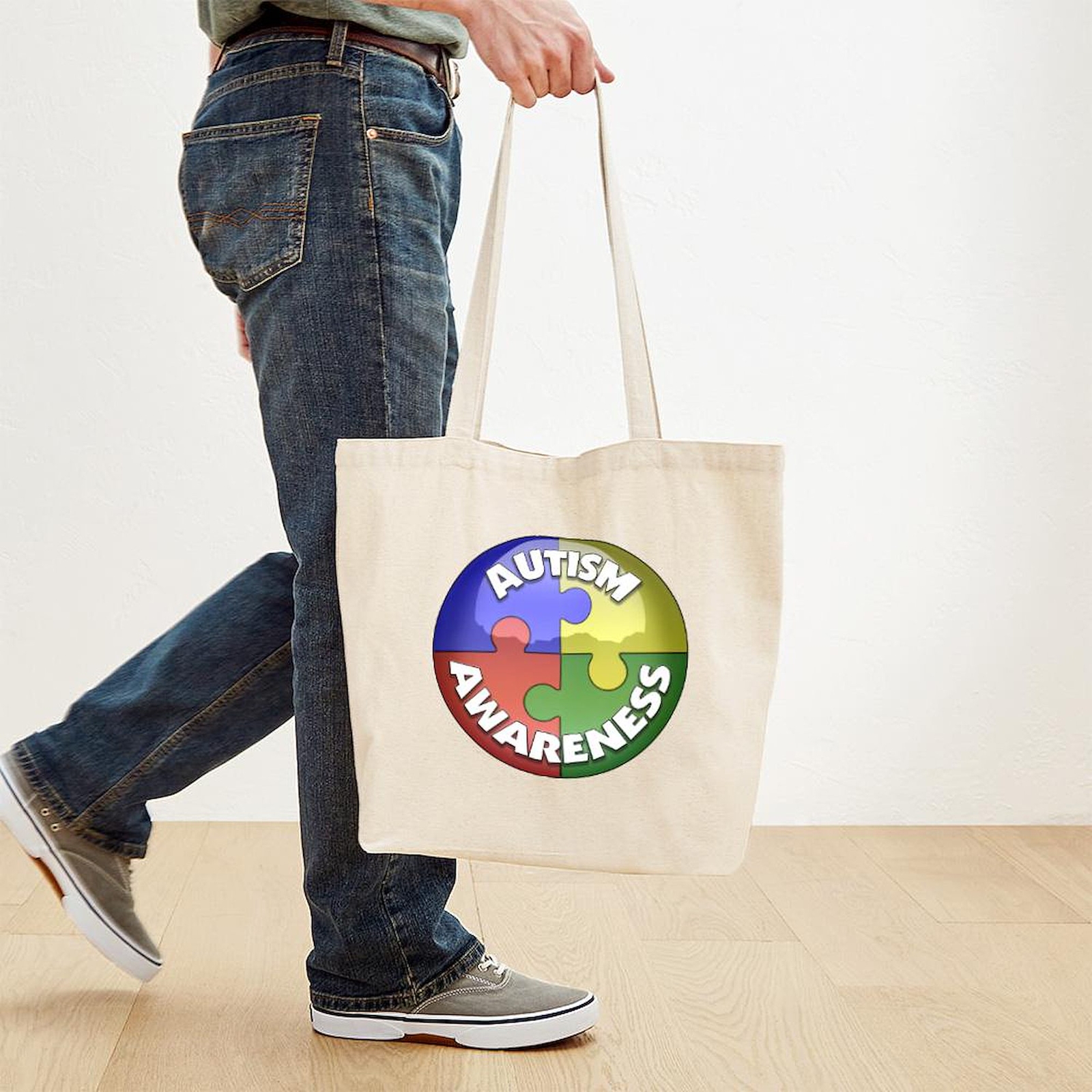 CafePress Autism Awareness Jewel Tote Bag (198390510)