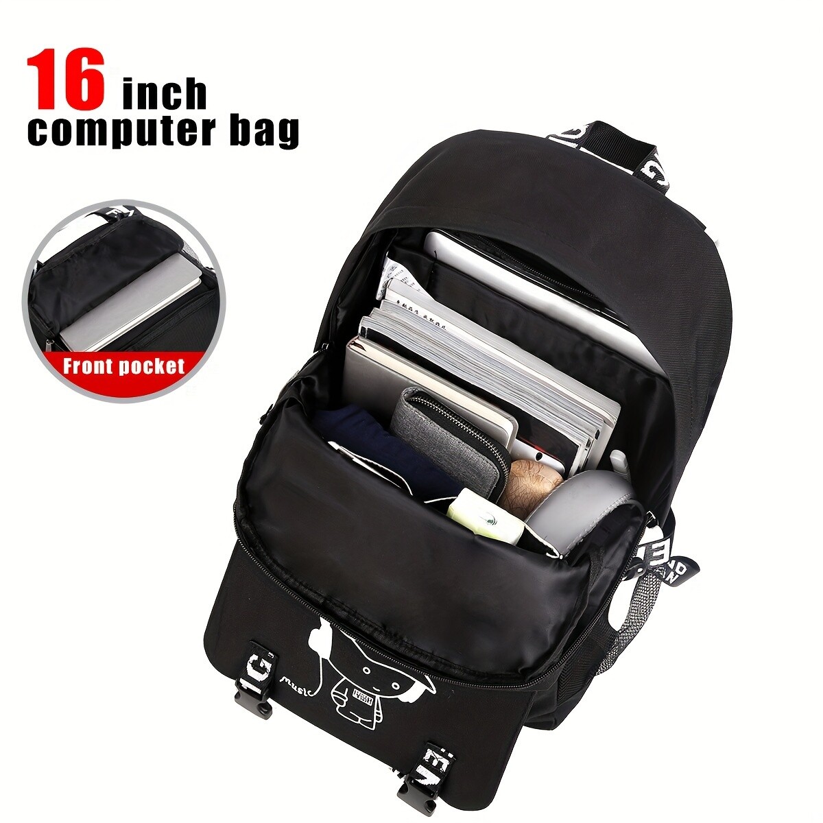 Backpack Luminous Student 2023 New High Capacity Leisure Sports Travel Computer