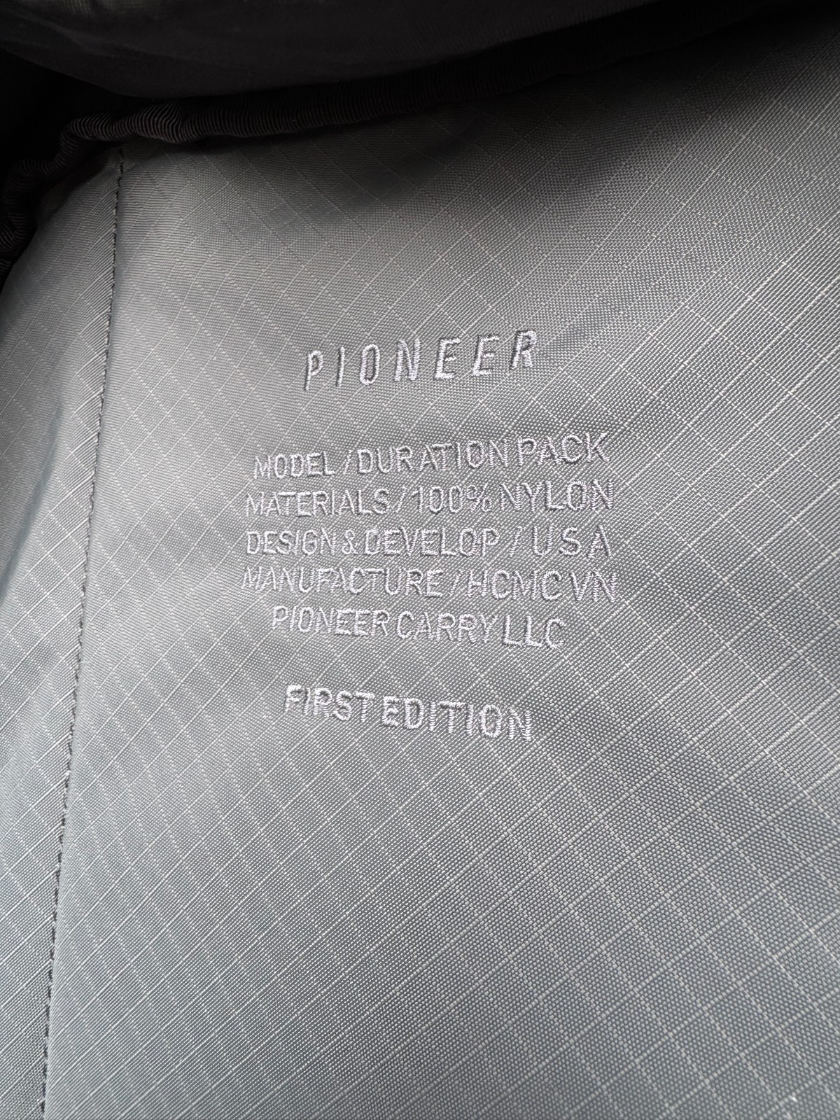 Pioneer Carry Duration Backpack (Version 1, 18L)
