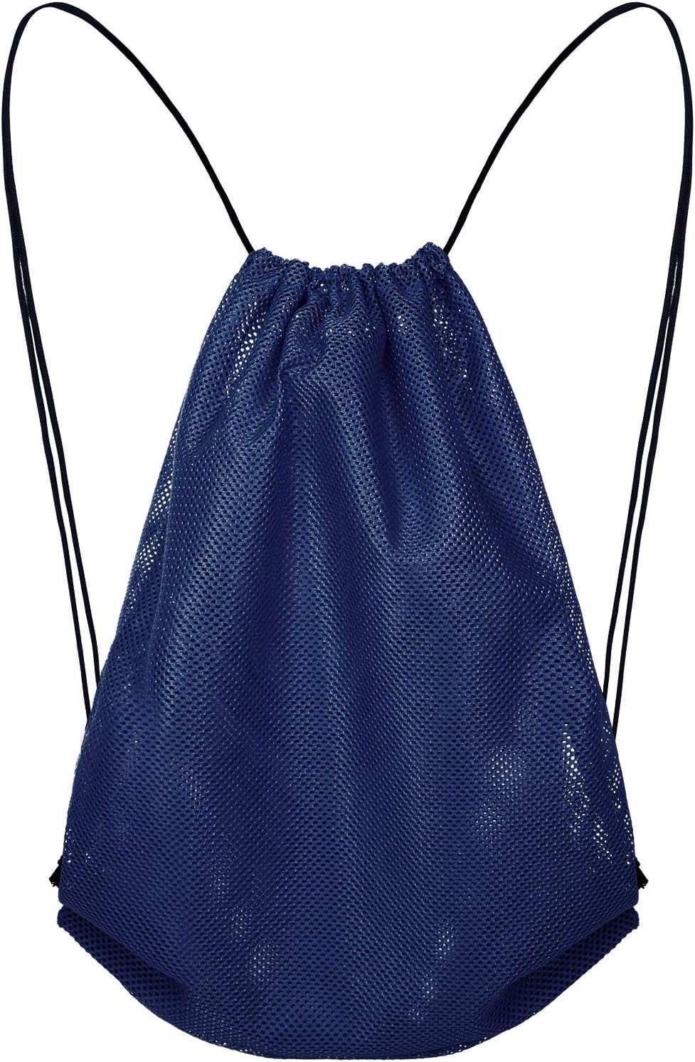 Frienda Mesh Drawstring Backpack Bag Multifunction Mesh Bag for Beach Swimming G