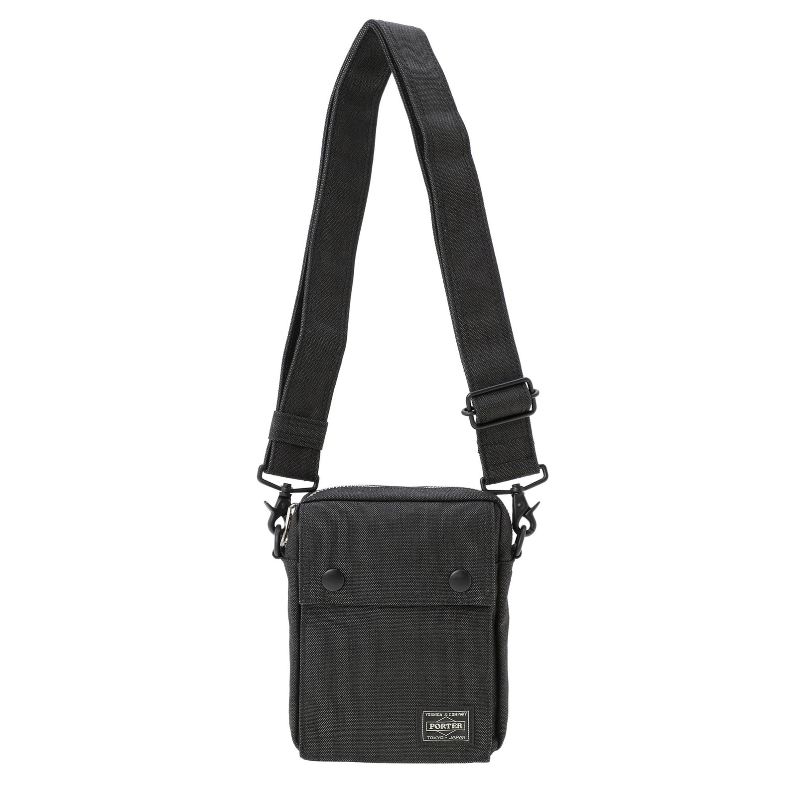 PORTER Smoky Vertical Shoulder Bag, Shoulder Bag, Yoshida & Co., Navy