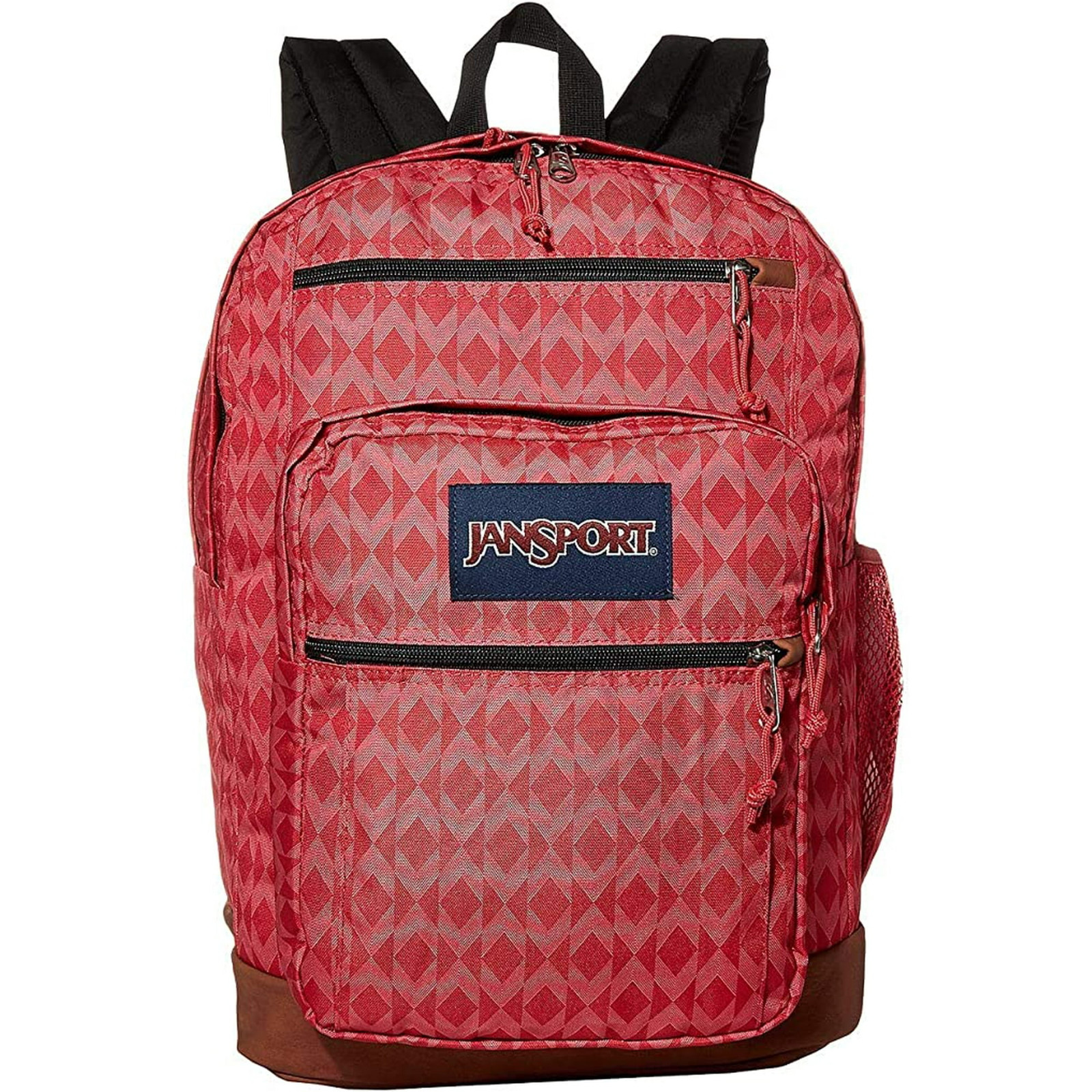 JanSport Cool Student – Dark Magenta Diamond Plaid