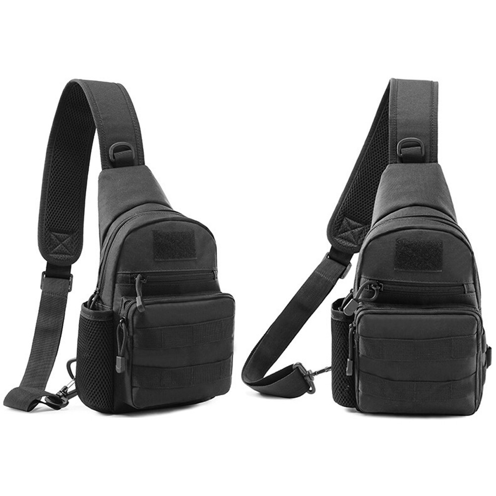Men’s Bag Tactical Sling Backpack Waterproof Shoulder Bag Water Bottle Bag Pack