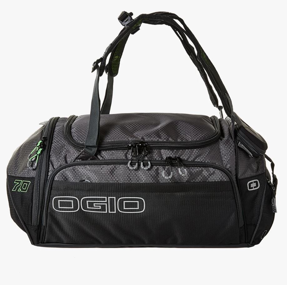Ogio Endurance 7.0 Travel Duffel Black Charcoal Sz 36.8 L