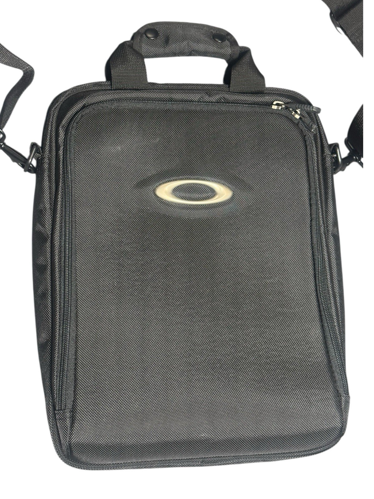 Oakley Software Computer Laptop Crossbody Messenger Bag Hard Cover Vintage Y2K