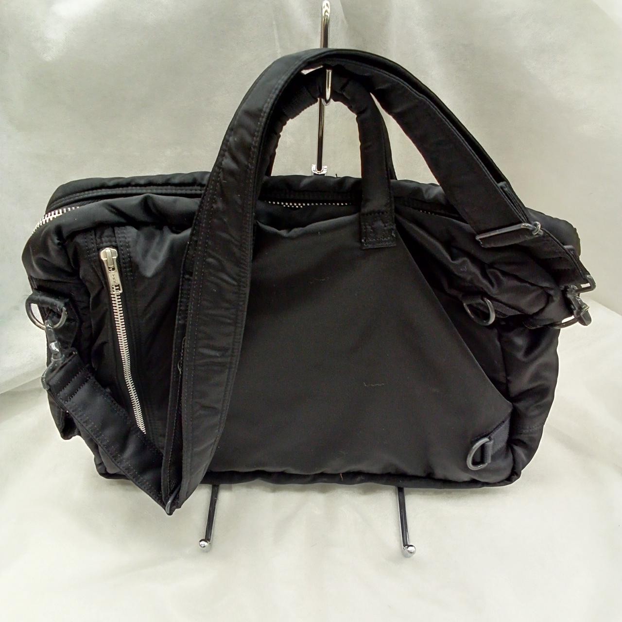 PORTER YOSHIDA TANKER 3way business bag briefcase shoulder Backpack Black Very G