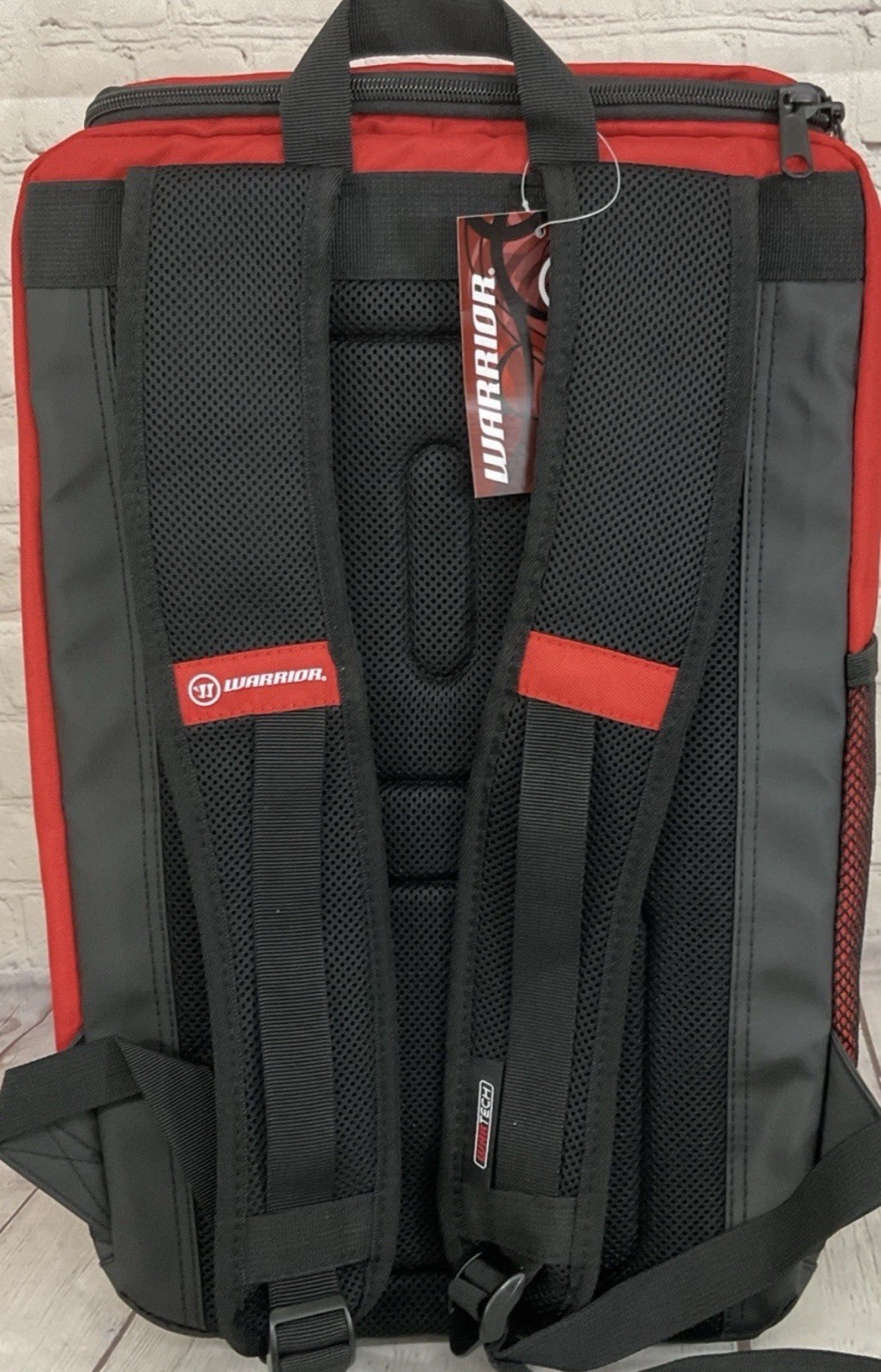 Warrior Sport Tech Athletic Backpack – All Around Heavy Duty Bag, Red Large New